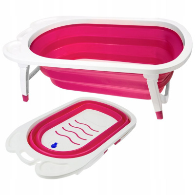 Ванна детская складная 85 см PITUSO Розовая*