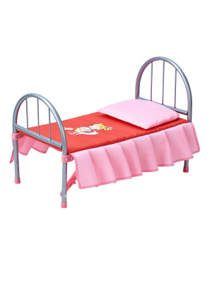 Кроватка для кукол металлическая "Карамель" Mary Poppins
