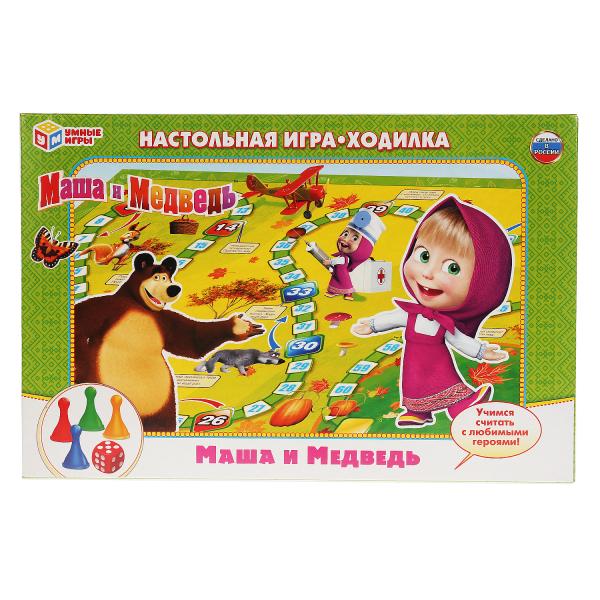 Игра-ходилка настольная Маша и медведь Умка 4690590085288