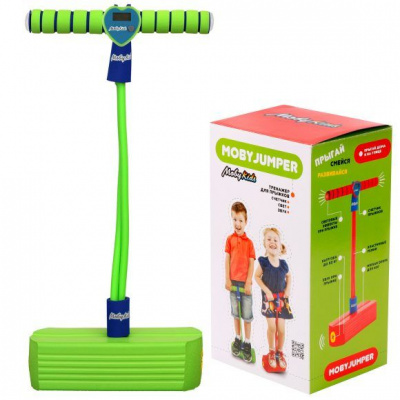 Тренажер для прыжков Moby-Jumper зеленый Moby Kids