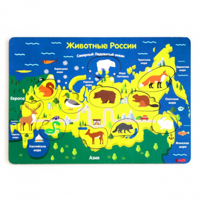 Рамка вкладка Животные России Тимбергрупп