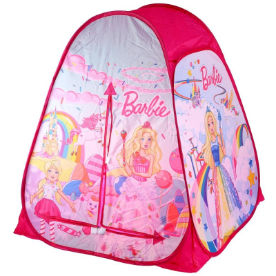 Палатка игровая Барби 81х90х81см GFA-BRB01-R Играем вместе