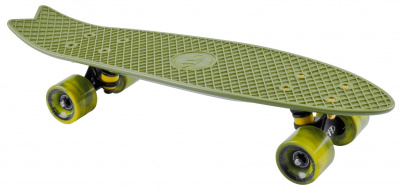 Скейтборд Fishboard 23 темно-зеленый TECH TEAM