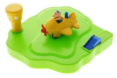 Игрушка для ванной заводная Аэродром плавающий Жирафики