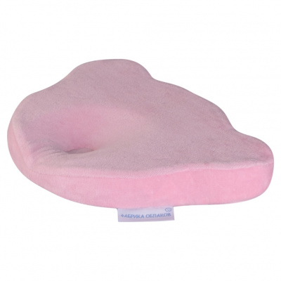 Подушка для новорожденных Мишка розовый Фабрика облаков