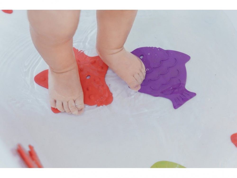 Мини-коврики для игры и купания на присосках Морские животные №12 Roxy Kids