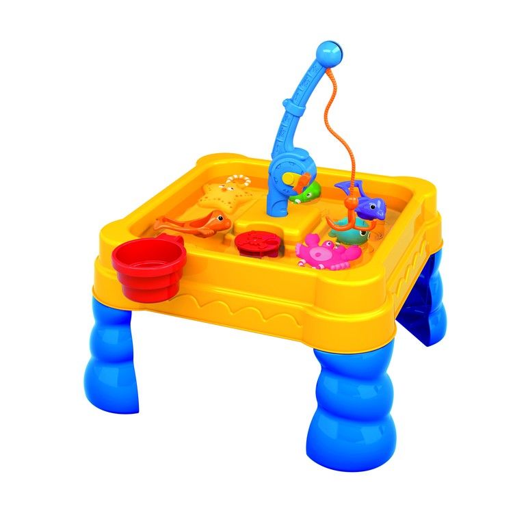 Стол для игр с песком Hualian Toys Волшебная рыбалка 14 предметов