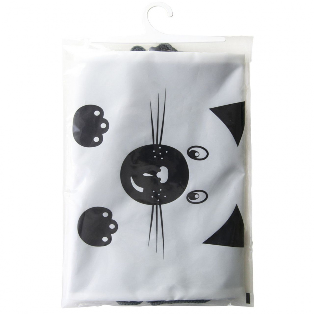 Мешок - рюкзак на завязках с рисунком Кот