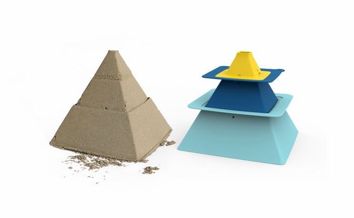 Формочки для 3-уровневых пирамид из песка и  снега Quut Pira