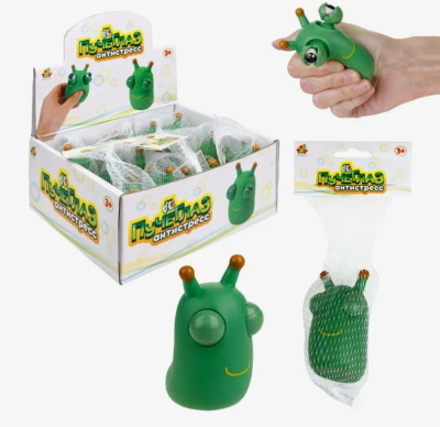 Пучеглаз-антистресс "Гусеница" 1Toy