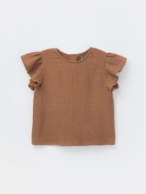 Футболка для девочки Crockid ириска