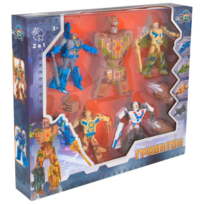 Трансформер MR BOY MK39-88 Гравитон 5 в 1 в кор.