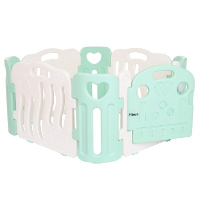 Детский ограждение-манеж PITUSO Морской, Салат./бел (без шаров) (110х110х60h)