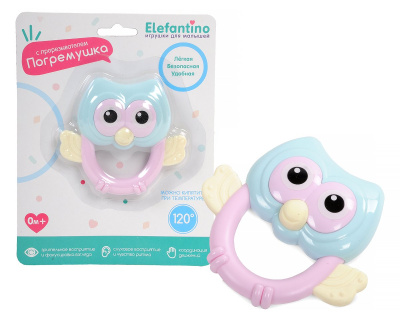 Погремушка-совёнок Elefantino