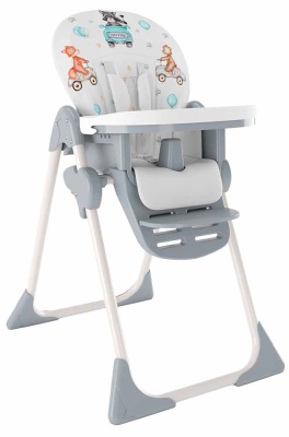 Стул-стол для кормления Космик регулируемый Машинки ГЛОБЭКС*