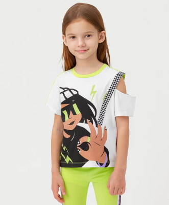 Футболка с коротким рукавом для девочки Button Blue