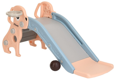 Горка Мопсик с баскет. кольцом PITUSO Beige/Бежевый,116,5*58*51h