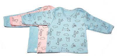 Рубашечка на кнопках Кисса интерлок