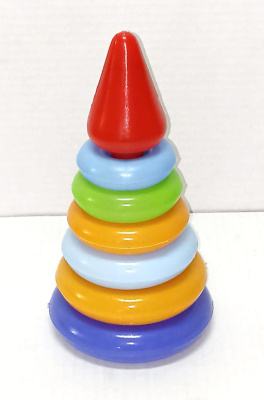 Пирамидка, 6 колец, в сетке 22*12*12 см