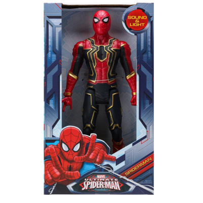 Фигурка человек паук, свет-звук, кор.18*30*7,5см 