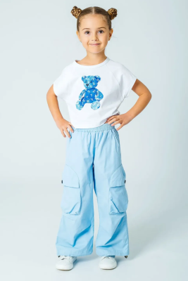 Футболка с коротким рукавом для девочки Deloras белый