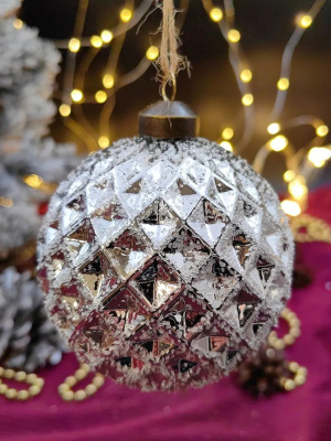 Шар стеклянный MERRY GREEN 10 см 1 шт