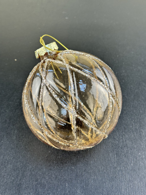 Шар стеклянный MERRY GREEN 10 см 1 шт