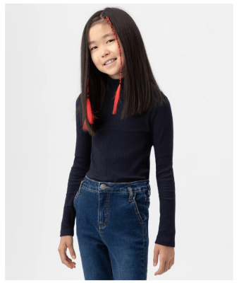 Водолазка для девочки Button Blue