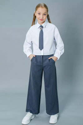 Брюки для девочки Deloras темно-серый