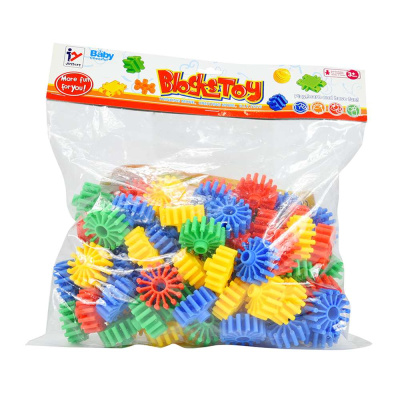 Конструктор JIYITOYS "Блоки-солнышки" (80 дет., в пакете)