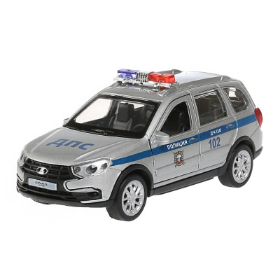 Машина Lada granta cross 2019 полиция 12см Технопарк