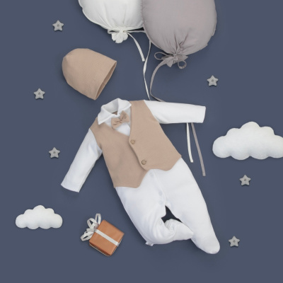 Комплект 2 предмета KiDi Юный Джентльмен-6 капучино