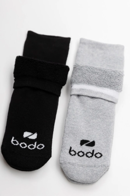 Носки Bodo черный/серый 2 пары