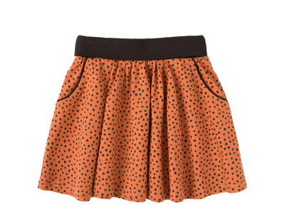 Юбка для девочки Crockid миндаль маленькие пятнышки к295
