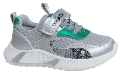 Кроссовки для девочек Сказка серебро