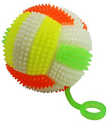 1toy мячик со светом 6,5 см, волейбол