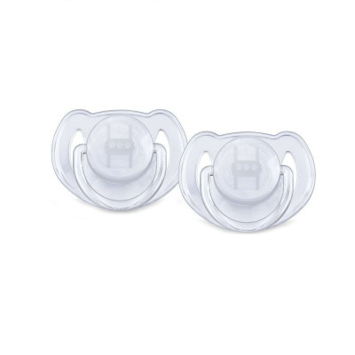 Пустышка силиконовая классика 2 шт 6-18 м AVENT