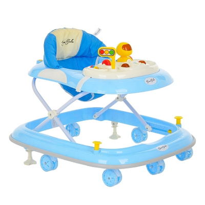 Ходунки BAMBOLA Рыжик 8 пласт.колес,игрушки,муз.71х60х60 Blue/Голубой*