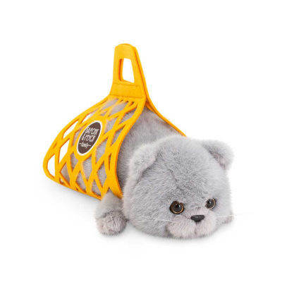 Кот Барсик в сумке серый 35 Orange Toys