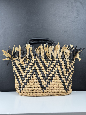 Сумка Soloma Soloma черно-бежевый