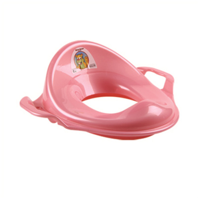Накладка на унитаз (адаптер) с ручками Розовый/Малиновый DUNYA 