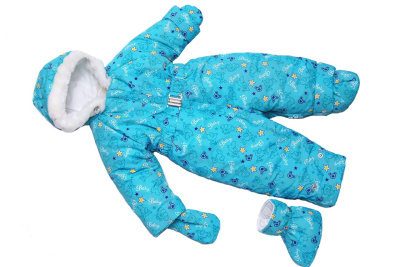 Комбинезон-трансформер Морозко с меховой подстежкой бирюзовый