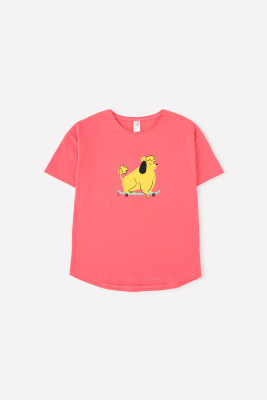 Футболка для девочки Crockid коралл к1286