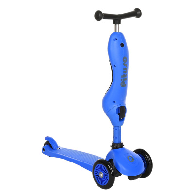 Самокат трехколесный синий Pituso*
