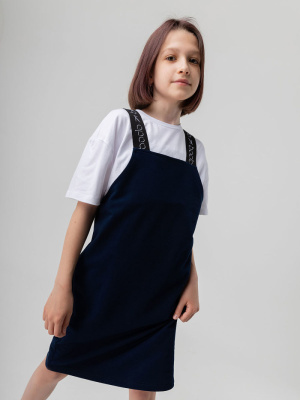 Сарафан Bodo темно-синий/черный