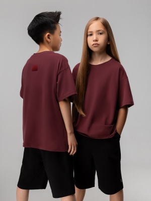 Футболка с коротким рукавом Bodo бордовый