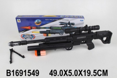 Набор "Меткий стрелок" свет. и звук.эффекты, в/к 49*5*19,5 см