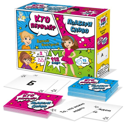 Игра настольная Кто первый - подбери слово