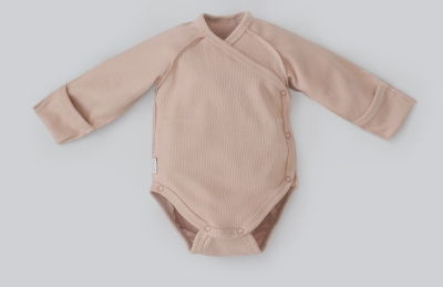 Боди с длинным рукавом KiDi Капучино коричневый