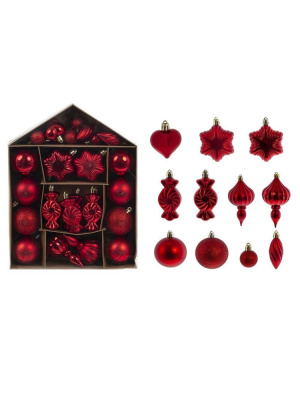 Набор из 32шт Украшение новогоднее Шар L24 W6 H32 см